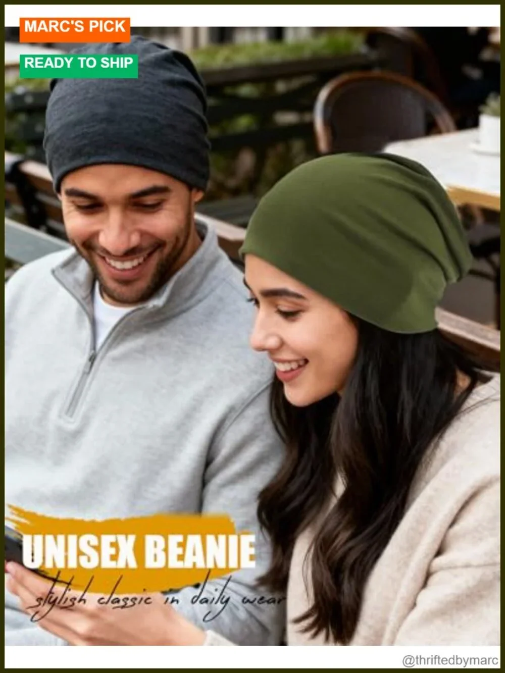 100% Cotton Beanie Slouchy Soft Skull Cap Lightweight Sleep Hat Unisex
